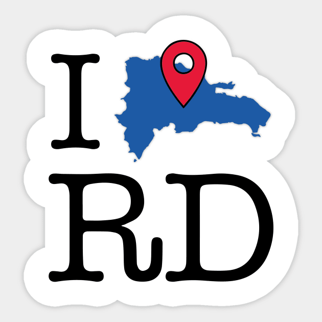 I Love RD Sticker by bypicotico